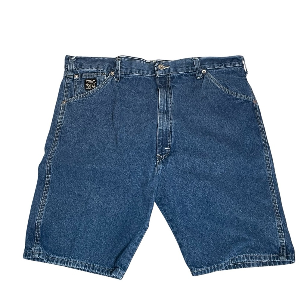 Vintage Pointer Brand Denim Shorts Size 36 Baggy 90s‎ Farm Outdoor 9” Inseam